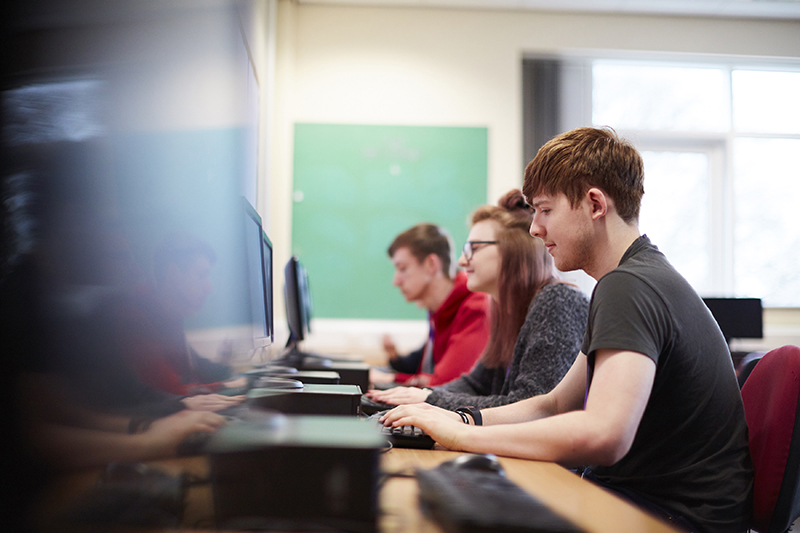 Students at UK College of Computing and Business